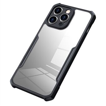 XUNDD För iPhone 15 Pro Akryl+TPU Telefonfodral Stötsäkert skyddande skal - Svart