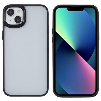 FULEXIN TPU+Acrylic-skal för iPhone 15 Pro, Stöttåligt telefonfodral med hudvänligt baksida