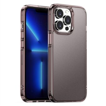 För iPhone 15 Pro Fall Proof Matt Telefonfodral Genomskinligt PC+TPU Hybrid Skyddande Hölje