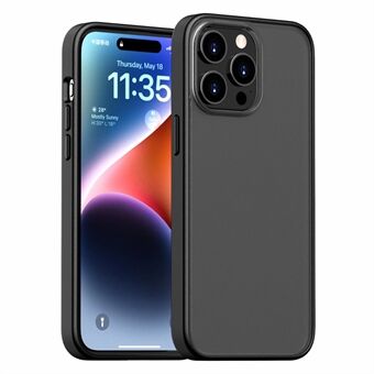 Magisk serie för iPhone 15 Pro Genomskinligt Matt Telefonfodral TPU + PC Stötskyddande Skydd