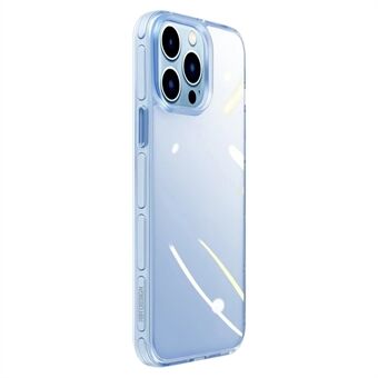 KSTDESIGN För iPhone 15 Pro Crystal Shield-serien, Anti-fingerprint Elektropläterad PC+TPU-telefonfodral, bakre skydd.