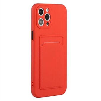 För iPhone 15 Pro TPU-telefonfodral med kortplatsdesign Mobiltelefon Skyddande skalfodral