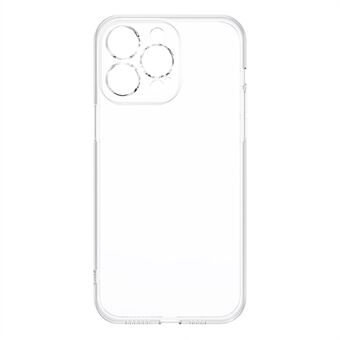 TOTU PC-01 till iPhone 15 Pro Telefonväska Exakt utskurna TPU-transparent skydd