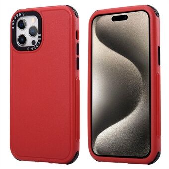 För iPhone 15 Pro Telefonfodral 3-i-1 TPU + PC Tjocka Hörnskydd