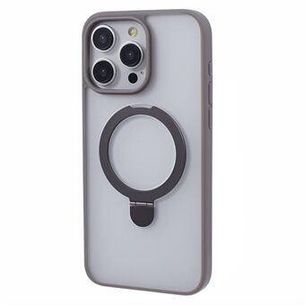 MUTURAL För iPhone 15 Pro Stödfodral Magnetisk TPU+PC Telefonbakstycke