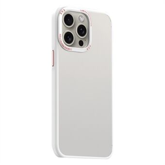 För iPhone 15 Pro Matt-fodral, represistent PC+TPU-telefonfodral.