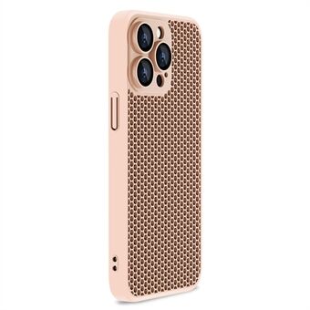 X-LEVEL För iPhone 15 Pro Max Fodral Hårt PC Telefonskal Andningsbart Kylande Stereo Mesh