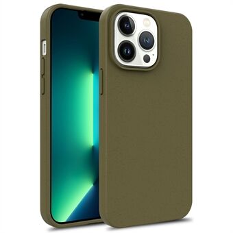 För iPhone 15 Pro Max Starry Sky Series Biologiskt nedbrytbart skal av vetehalm+TPU-matt telefonfodral