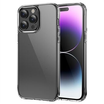 Till iPhone 15 Pro Max, Tåligt bakre skyddsskal med hög transparens, TPU+PC mobilfodral.