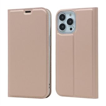 För iPhone 15 Pro Max PU-läder Stående Telefonfodral Korthållare Magnetiskt Stängningsfodral.