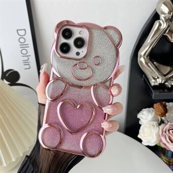 För iPhone 15 Pro Max Plating Bear Case Glitter Sparkly Phone Cover

För iPhone 15 Pro Max Plating Bear Case Glitterglittrande och gnistrande telefonfodral.