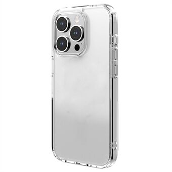 TGVI\'S LEN-serien till iPhone 15 Pro Max-fodral, TPU+PC-skal med stötskyddande baksida - Genomskinlig