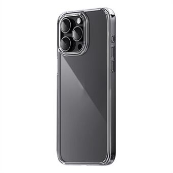 ROCK skal för iPhone 15 Pro Max, genomskinligt TPU+PC skalet ger fullständigt skydd för telefonens baksida.