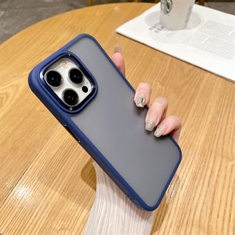 För iPhone 15 Pro Max skal Metallobjektivram Stöttålig skyddande telefonfodral