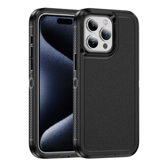 För iPhone 15 Pro Max-skal TPU+PC Anti-drop mobilskydd Halkfri sidokant