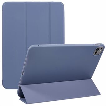 För iPad Pro 11 (2024) skal Triploppställning PU-läder + TPU Smart Cover