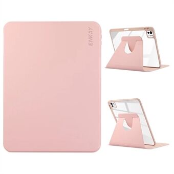 ENKAY HAT PRINCE För iPad Pro 11 (2024) Ställfodral Akryl+PU Auto väckning/sömn Surfplatta Fodral