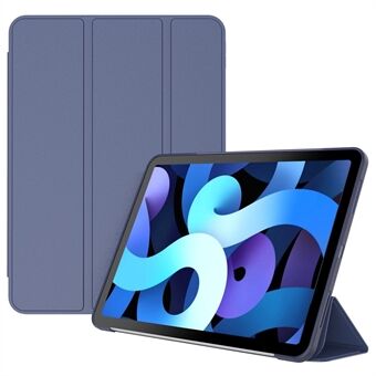 För iPad Air (2020) / (2022) / Air 11 (2024) Fodral Tri-Fold Stativ i PU-läder + TPU-skydd för surfplatta.