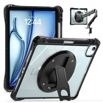 Kickstand-fodral för iPad Air 11 (2024) / Air (2022) / (2020) / iPad Pro 11 (2022) / (2021) / (2020) / (2018) PC+TPU+Acrylic-fodral