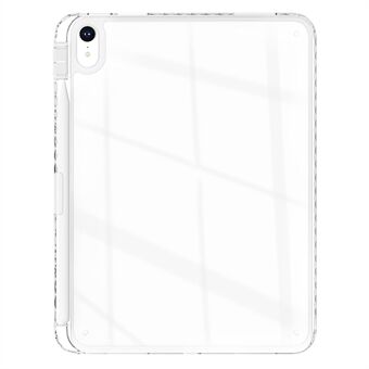 För iPad Air 13 (2024) Fodral Transparent TPU Tablet Skyddsfodral med Pennfack