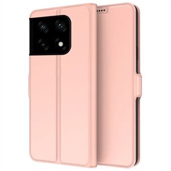 För OnePlus 10 Pro 5G Välskyddad mobiltelefonfodral i PU-läder Korthållare Design Magnetisk skal med Stand