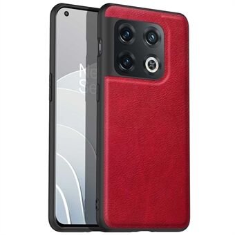 För OnePlus 10 Pro 5G Retro PU-läderbelagd TPU+PC-telefonskal Anti Scratch mobiltelefonfodral