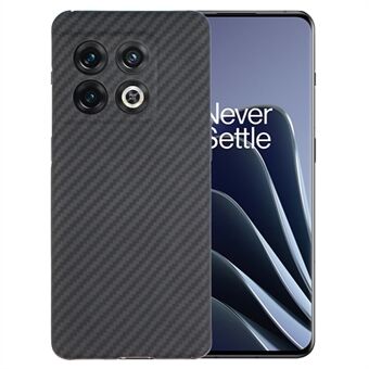 För OnePlus 10 Pro 5G telefonfodral Aramid Fiber Carbon Fiber Texture Telefonskal (Exakt bakre linsutskärning) - Svart