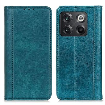 För OnePlus 10T 5G / ACE Pro 5G Litchi Texture Split Läderfodral Stand Magnetstängning Telefonskyddsfodral