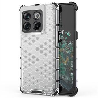 För OnePlus 10T 5G / ACE Pro 5G telefonfodral Honeycomb Textured Shockproof Fodral TPU + PC-telefonfodral