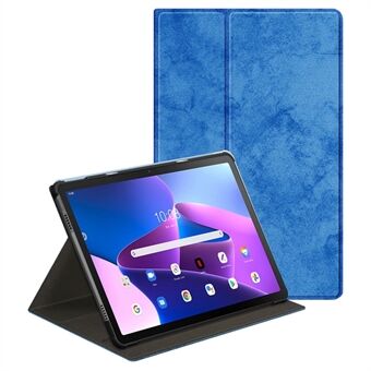 För Lenovo Tab M10 Plus (3:e Gen) / Xiaoxin Pad 2022, 10,6 tums vridbar Kickstand Pennhållare Design enfärgad fodral med texturerad yta. Förstärkt magnetisk absorptionsskydd för surfplatta.