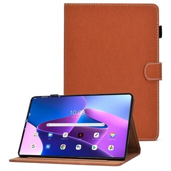 För Lenovo Tab M10 Plus (3:e generationen) / Xiaoxin Pad 2022 10,6 tum Automatisk väckning / sömnfunktion Läderfodral för surfplatta med kortplatser Design Magnetiskt antifallfodral med stöd