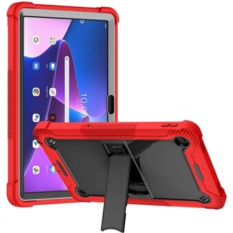 För Lenovo Tab M10 Plus (3:e gen) / Xiaoxin Pad 2022 10.6 tum Anti-Scratch-skal för surfplatta med ställ, gjord av silikon och PC