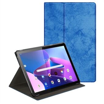 För Lenovo Tab M10 (Gen 3) 10.1 328F Solid Färg Fodral Texturerad Yta Stöttåligt Magnetiskt Absorberande Surfplattefodral med 360-graders Roterbart Stöd