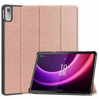 För Lenovo Tab P11 Gen 2 PU-läder Tri-Fold Ställ Surfplatta Stötsäker Väska Automatisk Väckning / Sömn Fullständigt Skyddsfodral