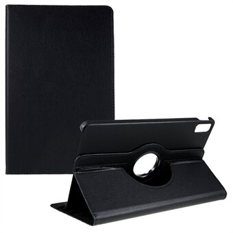 För Lenovo Tab P11 Gen 2 Rotary Tablet Case Stand PU Läder Drop-proof Tablet Cover med Elastisk Band.