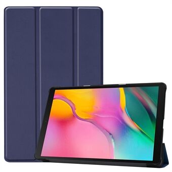 Ultra Lättviktig Trehopfällbar Stånd PU Läder Hård PC Skyddshölje för Samsung Galaxy TAB A 10.1 2019 SM-T510/SM-T515