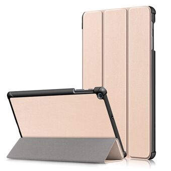 Lättvikts Tri-Fold Ställ PU Läder Hårt Skal Skyddande Tablettskydd för Samsung Galaxy TAB A 10.1 2019 SM-T510/SM-T515