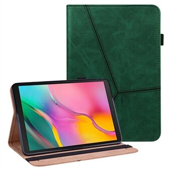 Chockabsorberande läderfodral för surfplatta med kortficka och pennhållare för Samsung Galaxy Tab A 10.1 (2019) SM-T510 (Wi-Fi).