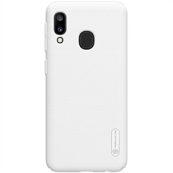 NILLKIN Super Frosted Shield Matt PC Hårt skal Mobiltelefonfodral till Samsung Galaxy A20e - Vit