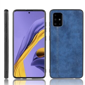 Läderbelagt PC + TPU Hybridfodral till Samsung Galaxy A51