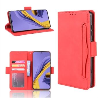 Leather Wallet Stand Case med flera kortplatser för Samsung Galaxy A51