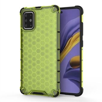 Honungskakmönster Stötsäker TPU + PC Hybrid skalfodral till Samsung Galaxy A51