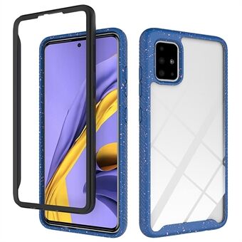 Starry Sky Shockproof Clear PC+TPU+Acrylic Phone Case för Samsung Galaxy A51