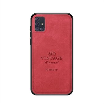 PINWUYO Honorable Series Leather Coated PC TPU Hybrid Shell Cover till Samsung Galaxy A51