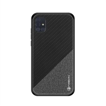 PINWUYO Honor Series PU läderbelagd PC + TPU hybridfodral till Samsung Galaxy A51