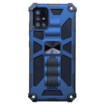 Kickstand Armor PC TPU Hybrid Phone Shell med magnetplåt för Samsung Galaxy A51 SM-A515