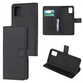 Litchi Grain Wallet Flip Läderfodral Stånd Telefonfodral för Samsung Galaxy A71 5G SM-A716