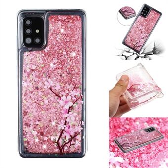 Mönsterutskrift Glitter Powder Quicksand TPU-skal till Samsung Galaxy A71 SM-A715