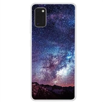 Space Series Pattern TPU Phone Case Cover för Samsung Galaxy A41