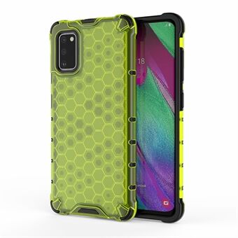 Honeycomb-mönster Stötsäker TPU + PC Hybrid Bakfodral för Samsung Galaxy A41 (global version)